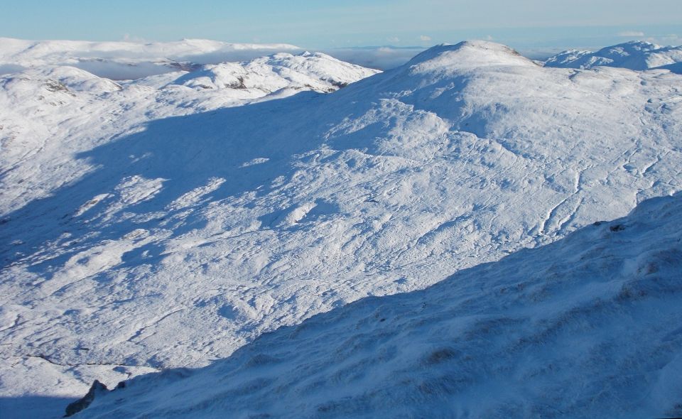 Creag Uchdag and Meall na Fearna from Ben Vorlich
