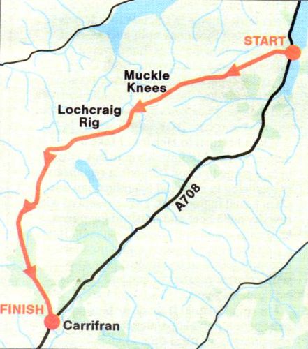 Map of Moffatdale Walk
