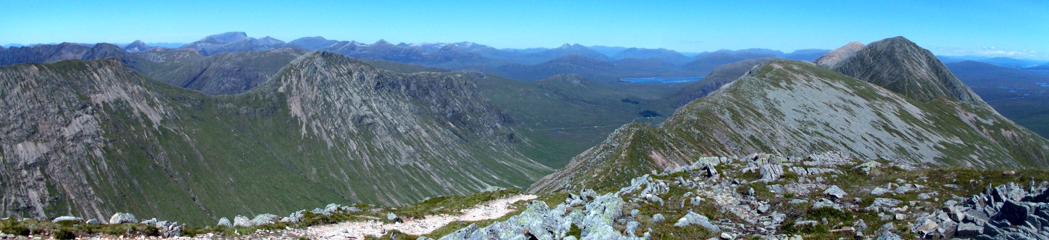 View to the north from Stob na Broige