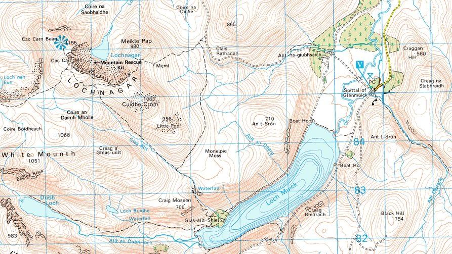 Map of Lochnagar