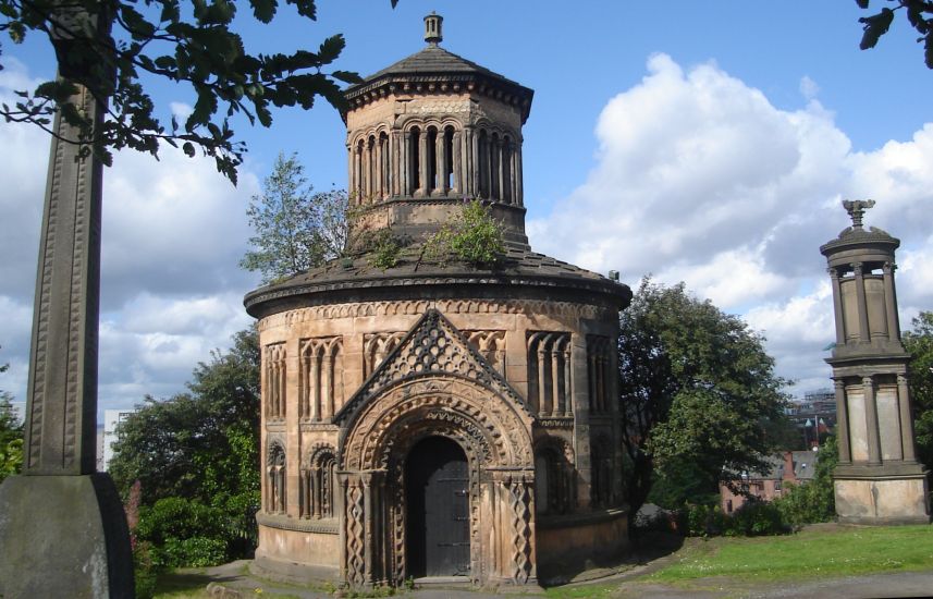 Mausoleum in Necropolis in Glasgow