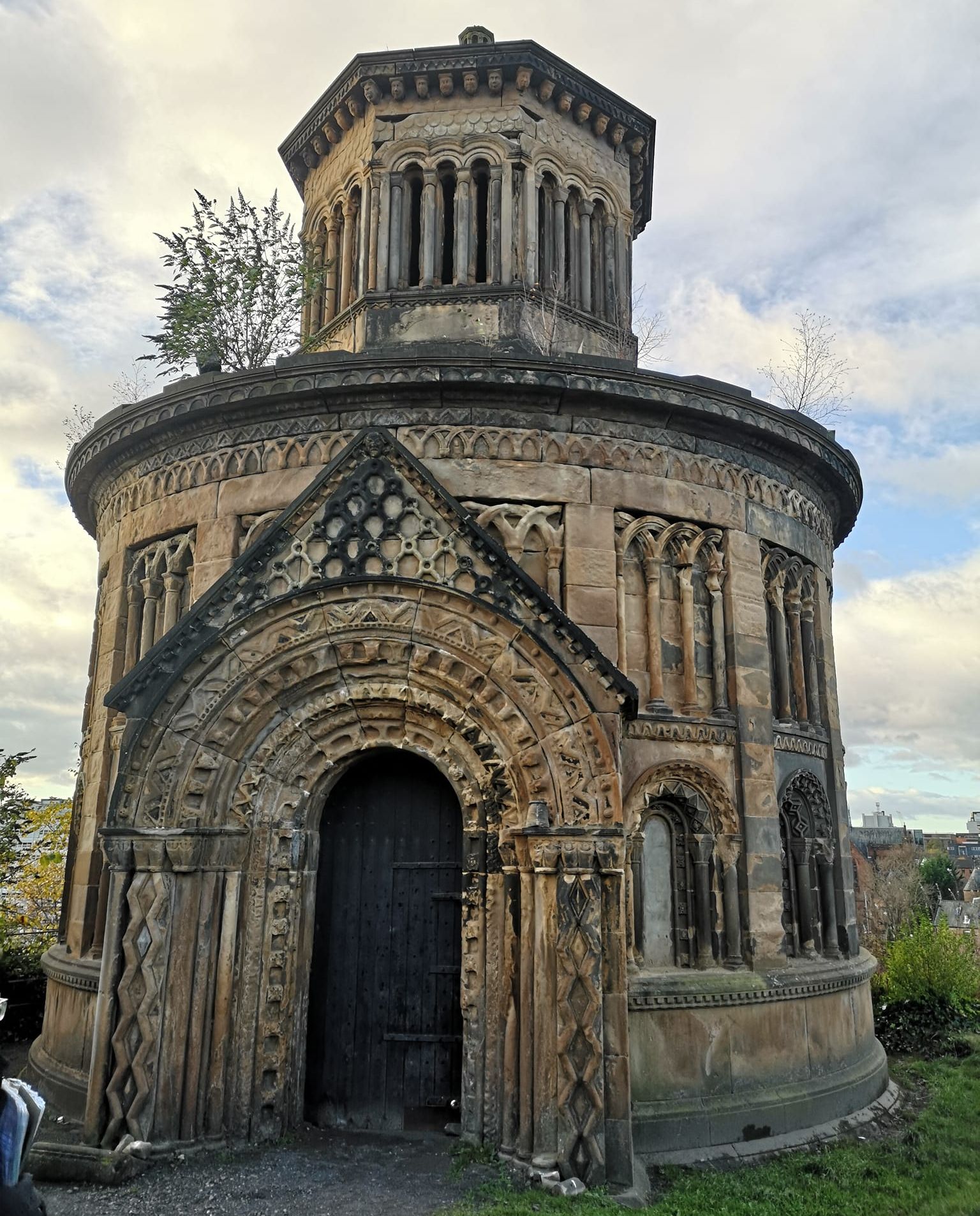 Mausoleum in Necropolis in Glasgow