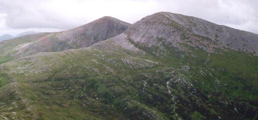 Stob a Choire Mheadhoin and Stob Coire Easain in the Highlands of Scotland