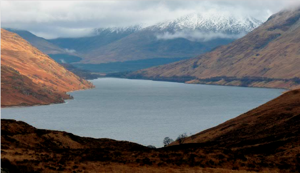 Loch Treig in the Highlands of Scotland