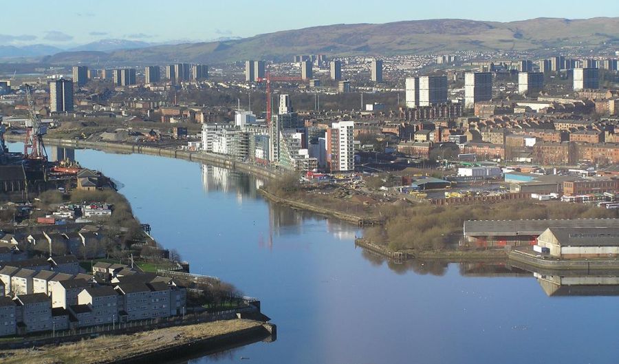 River Clyde through Glasgow