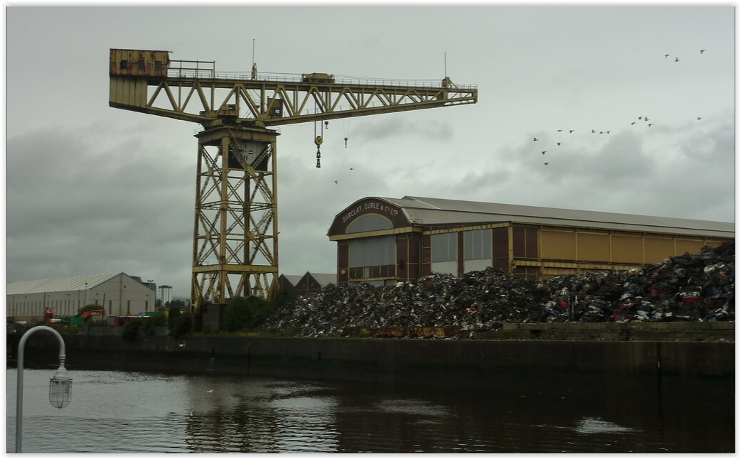 Titan Shipyard Crane at Whiteinch on the River Clyde
