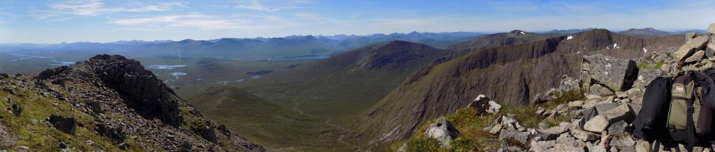 Panoramic view from Meall a' Bhuiridh