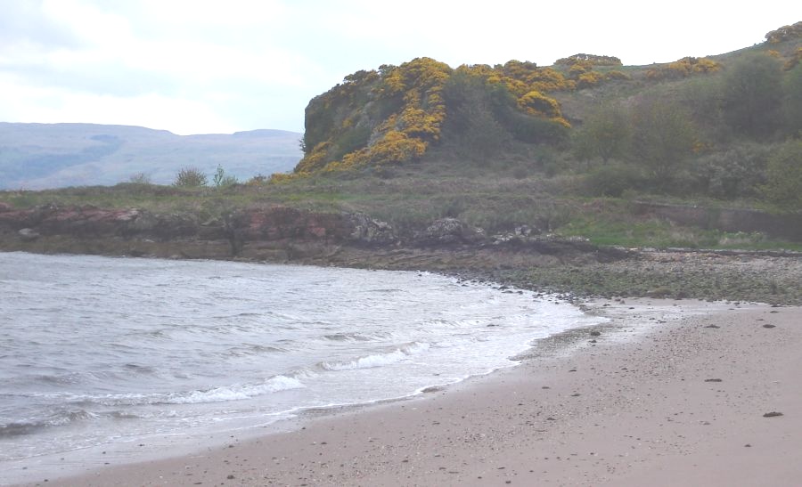 Sandy Bay at "Indian's Face" on Isle of Cumbrae