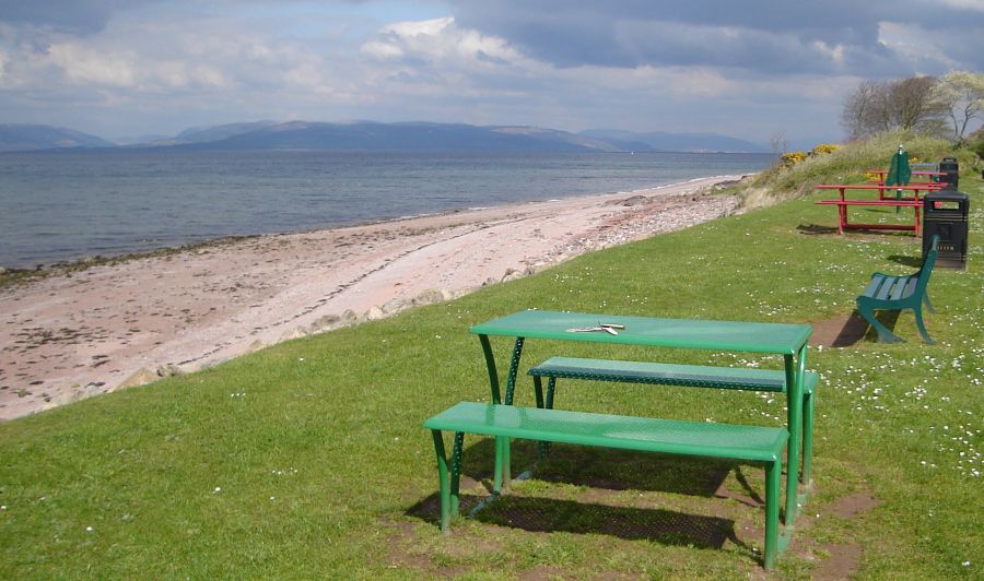 Beach at Fintry Bay on Isle of Cumbrae