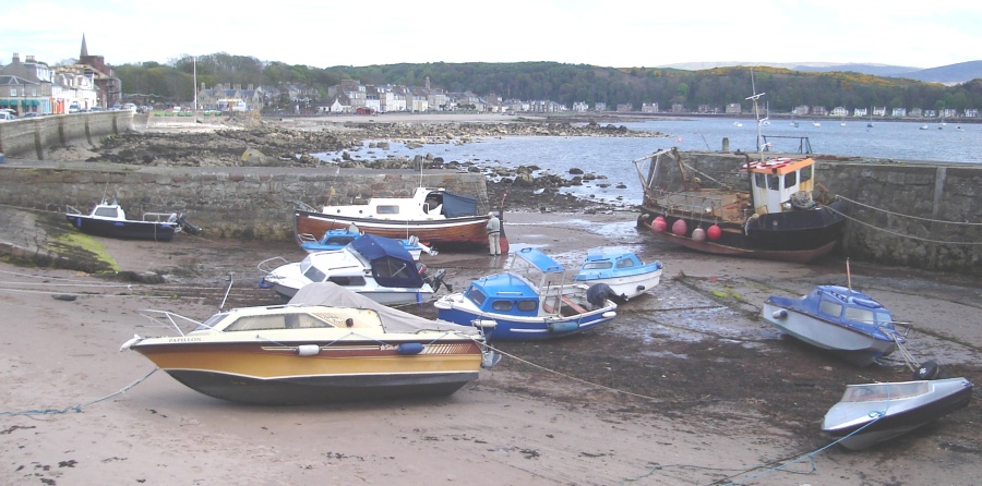 Boats in harbour at Millport