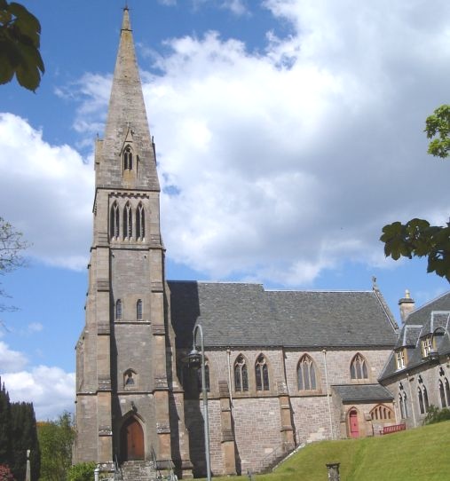 Cathedral of the Isles in Millport on the Isle of Great Cumbrae