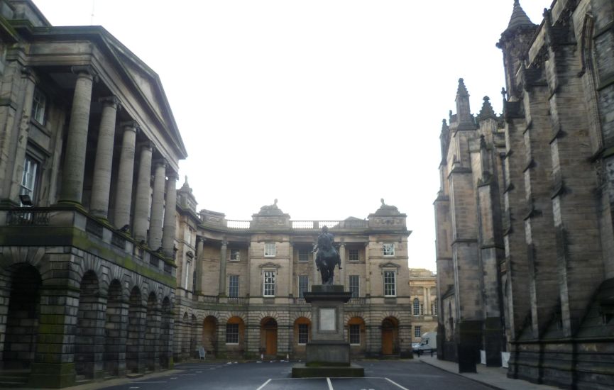 Parliament Square in Edinburgh