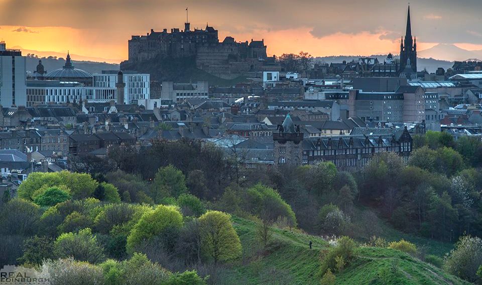 Edinburgh Castle from Arthur's Seat