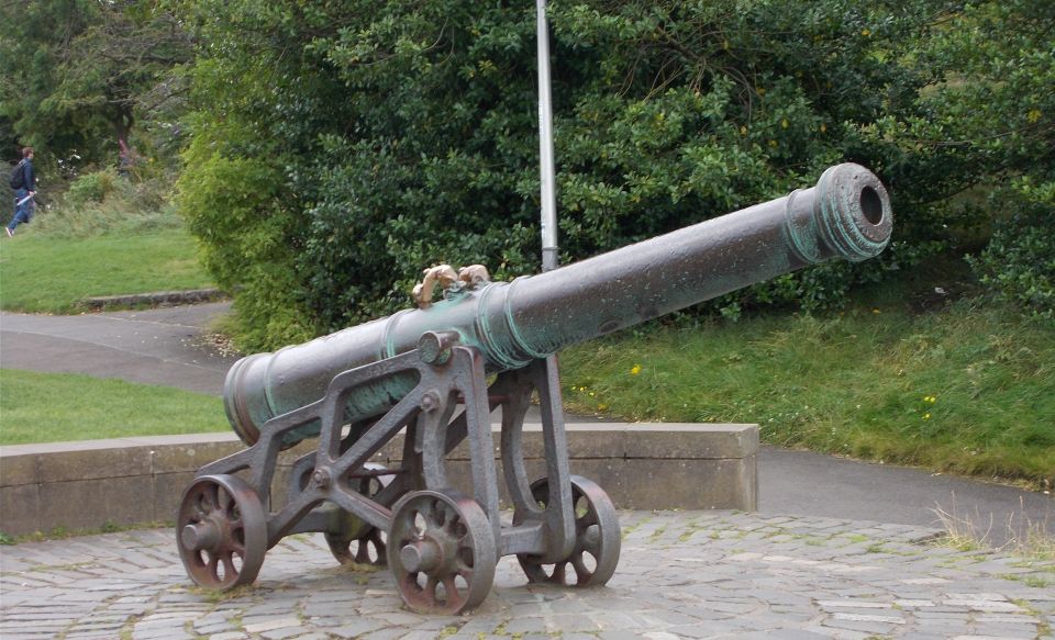 Portugese Cannon on Calton Hill in Edinburgh