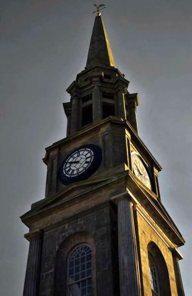 The Steeple in the Town Square of Falkirk