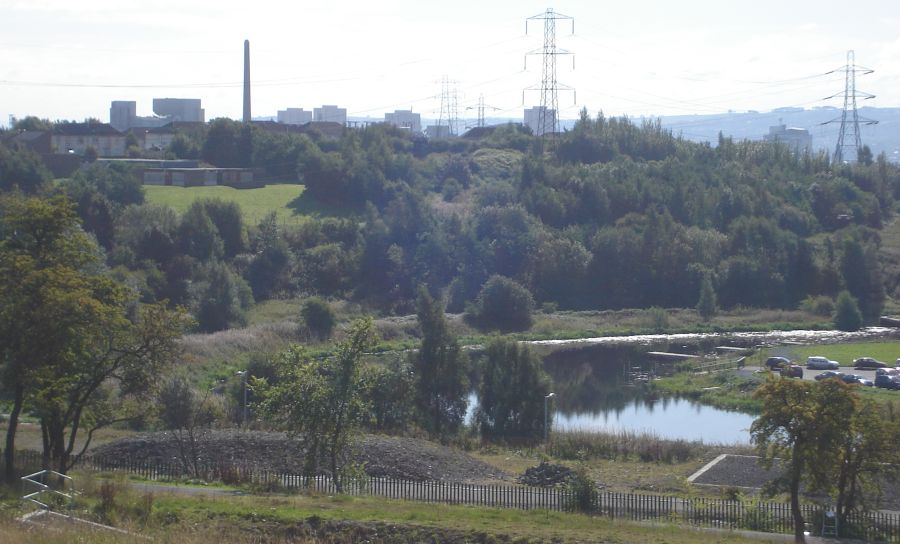 Forth & Clyde Canal from Ruchill Park in Glasgow Maryhill