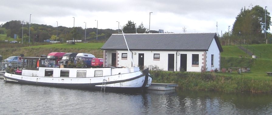 Auchinstarry Basin on Forth & Clyde Canal at Kilsyth