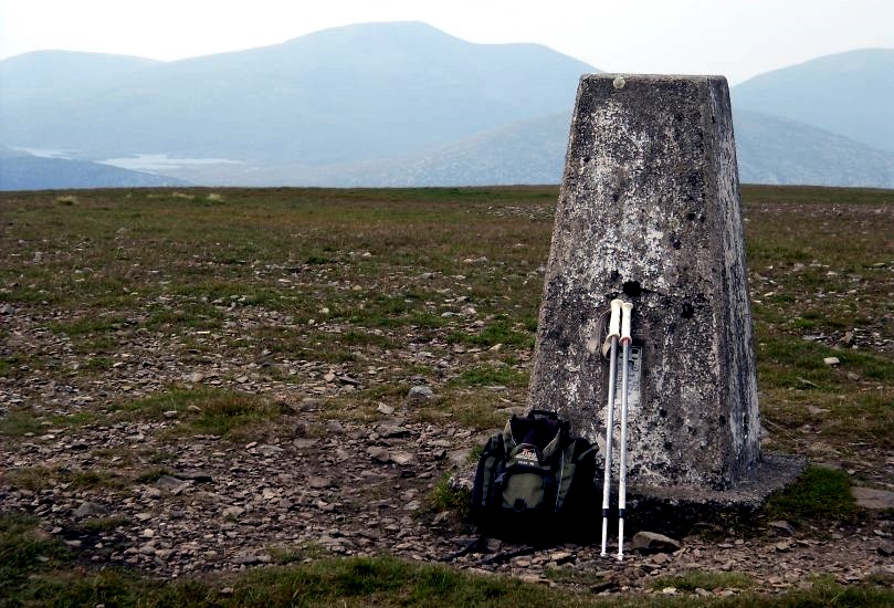The Merrick from the trig point on Corserine