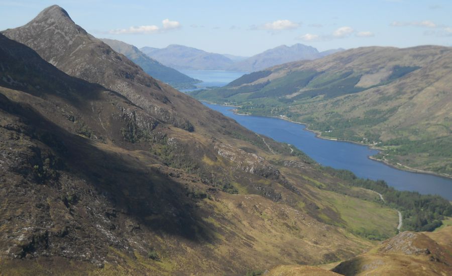 Loch Leven and the Pap of Glencoe from Garbh Bheinn