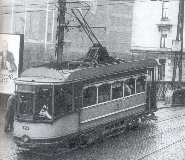 Glasgow Corporation single deck "wee caur" tram 1924 - 1949