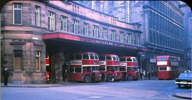 Waterloo bus station in 1969