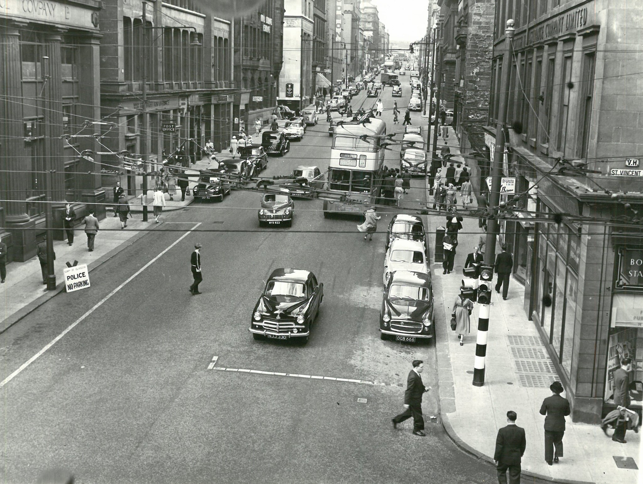Glasgow: Then - West Nile Street in 1950s