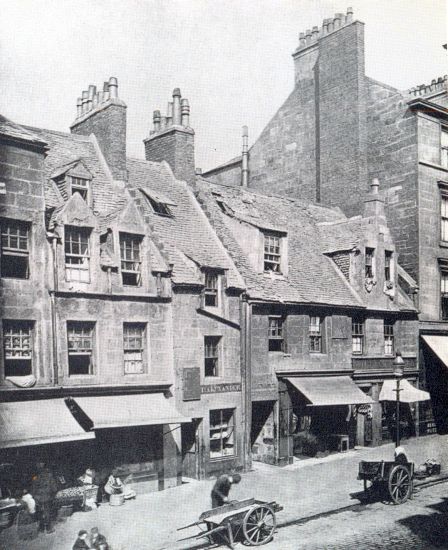 Buildings in the Gallowgate in 1868