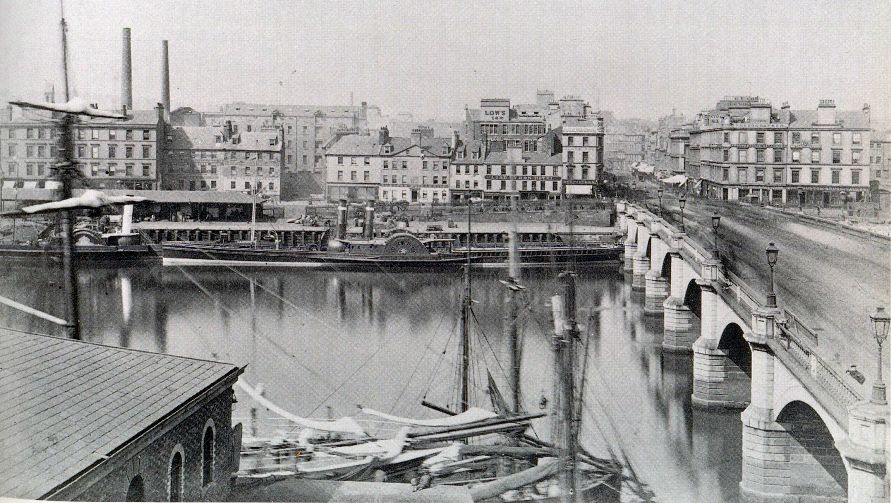 Glasgow Bridge and Harbour in 1868
