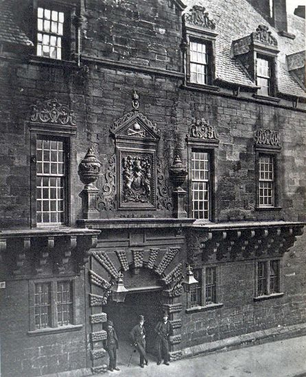 Doorway of the Old College in Glasgow