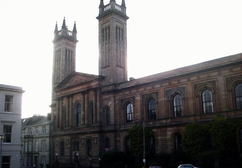 Trinity College on Woodlands Hill in Glasgow, Scotland