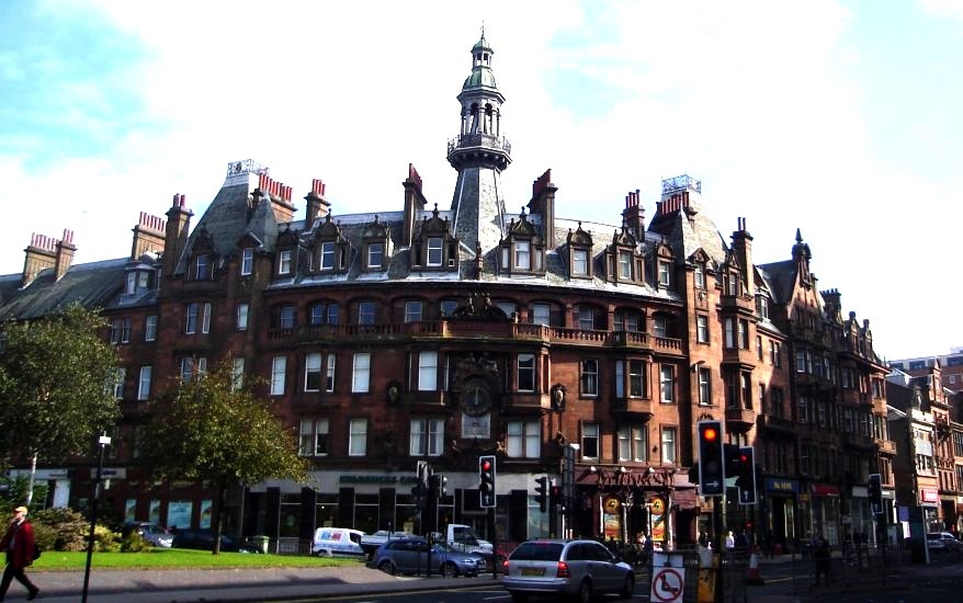 Charing Cross Mansions in Glasgow, Scotland