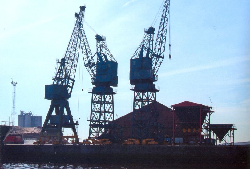 Shipyard Cranes on the River Clyde