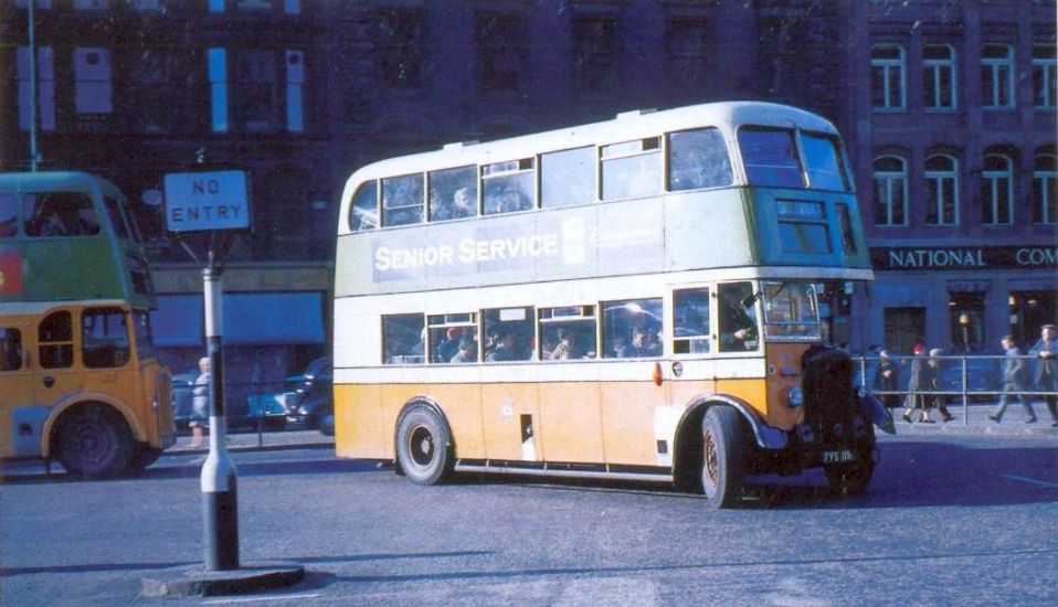Glasgow Corporation Daimler CVD6 bus with Northern Coachbuilders body