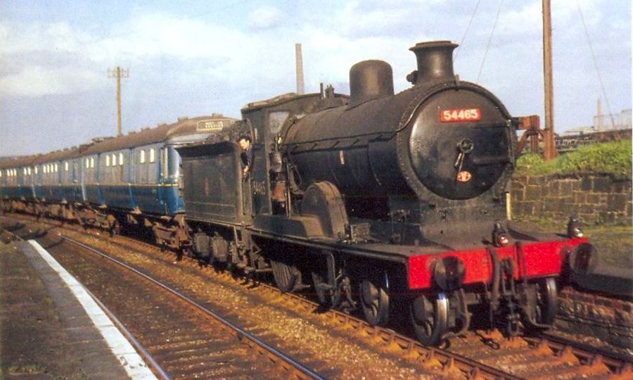 Old steam locomotive in Glasgow