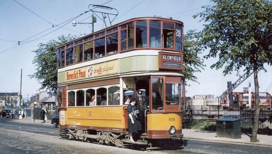 Glasgow: Then - Glasgow Corporation Tramcar 1956