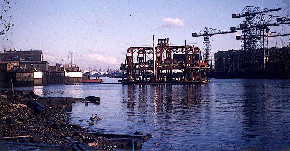 Glasgow: Then - River Clyde ferry at Govan