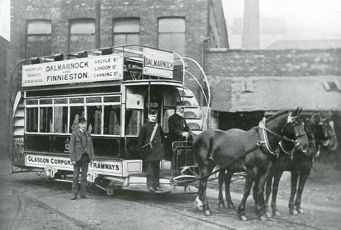 Glasgow: Then - horse bus 1890