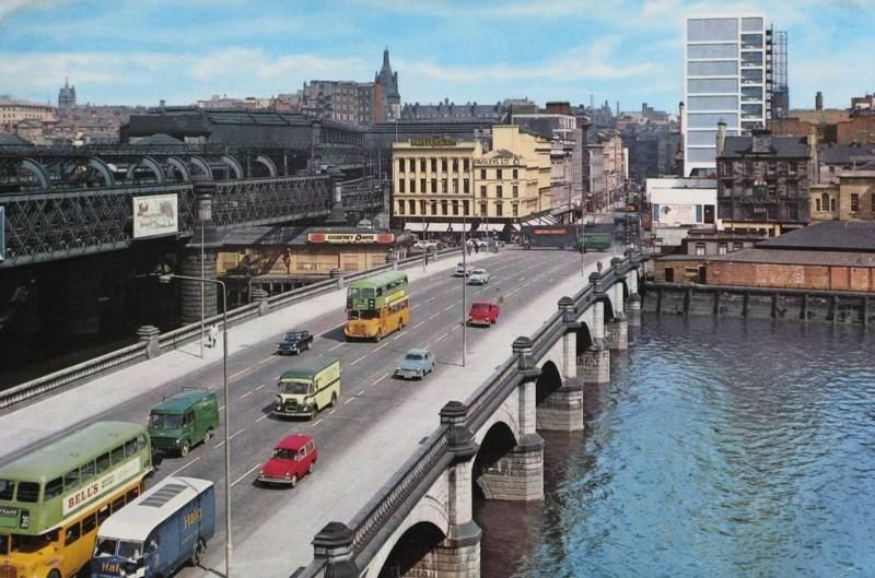 Glasgow: Then - Jamaica Bridge over the River Clyde at the Broomielaw