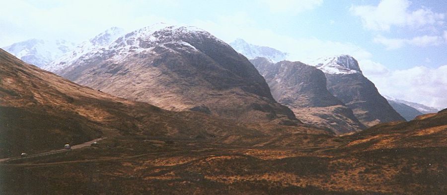 Bidean nam Bian and The Three Sisters of Glencoe - Beinn Fhada, Gearr Aonach and Aonach Dubh