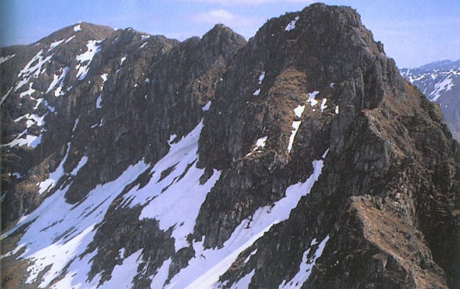 Aonach Eagach Ridge in Glencoe