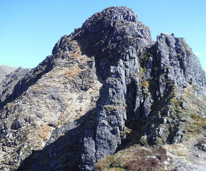 Aonach Eagach Ridge in Glencoe in the Highlands of Scotland