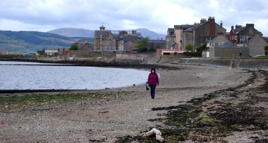 Waterfront at Helensburgh on the Firth of Clyde