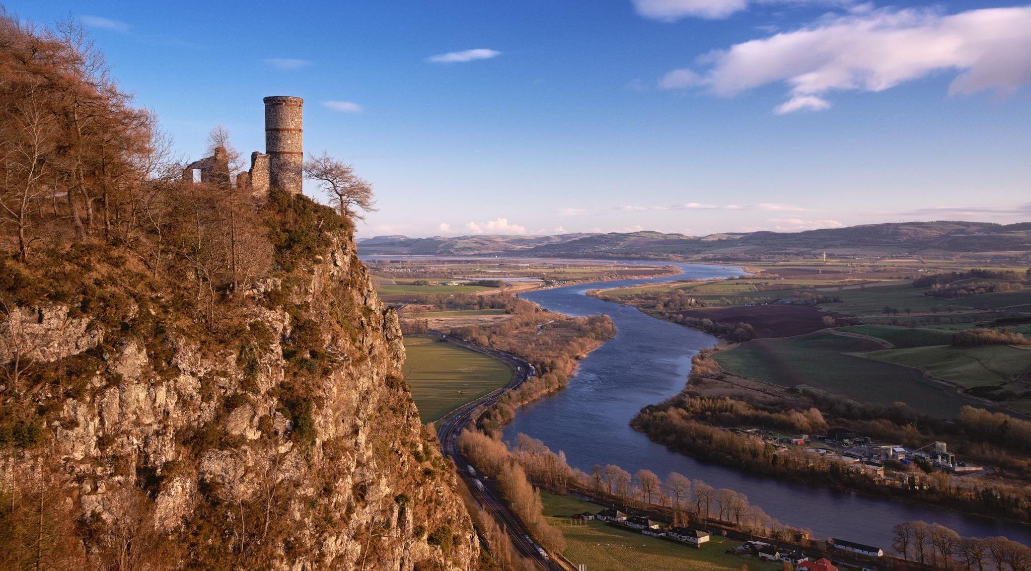 The Tower on Kinnoull Hill above the River Tay