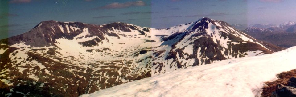 The Mamores in springtime