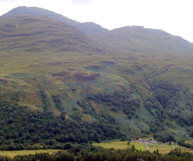 The West Highland Way from Beinglas through Glen Falloch to Crianlarich