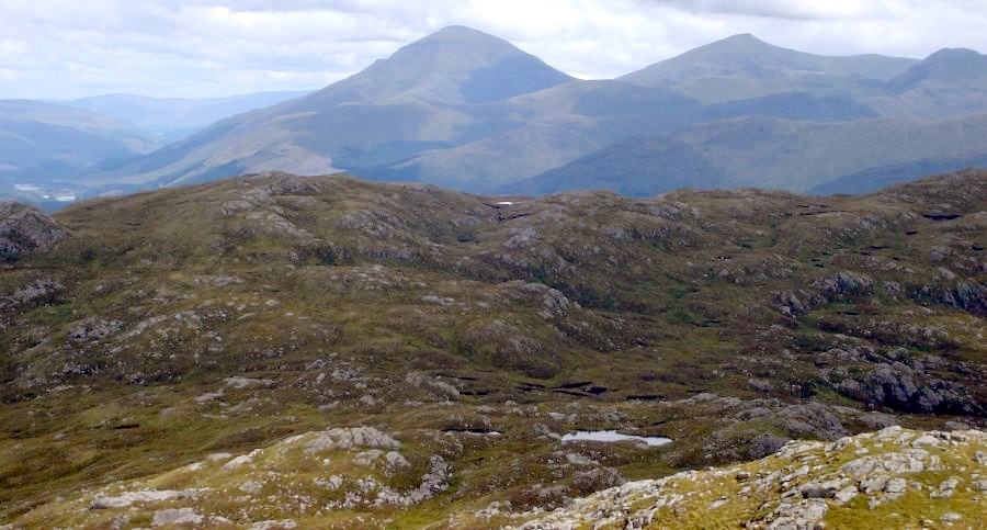 Ben More and Stob Binnein from Meall an Fhudair