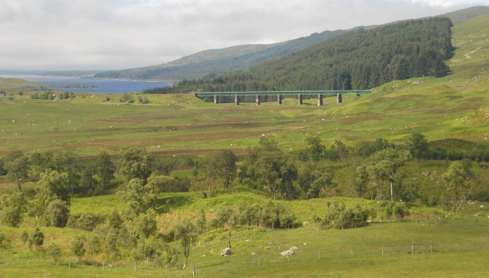 Loch Laidon and railway viaduct at Rannoch