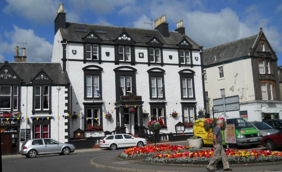 The Town of Moffat in the Borders Region of Southern Scotland