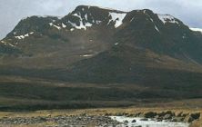 Ben Alder in Central Highlands of Scotland