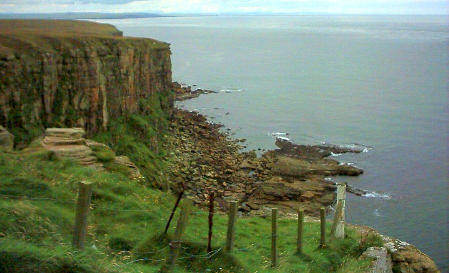 View from Dunnet Head on the Northern Coast of Scotland